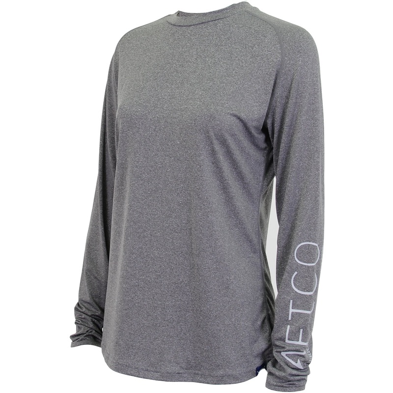 AFTCO Womens Samurai Sun Protection Charcoal Heather XSmall