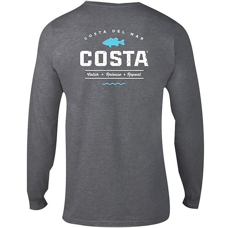 Costa Topwater Long Sleeve Tee Chill Small
