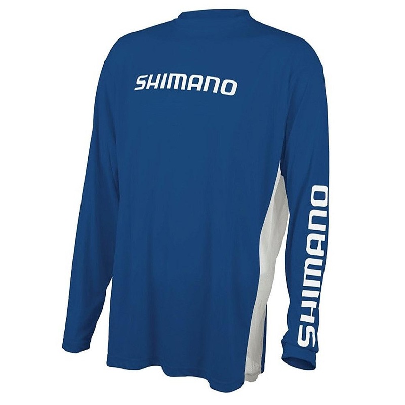 Shimano Long Sleeve Tech Tee Royal Small