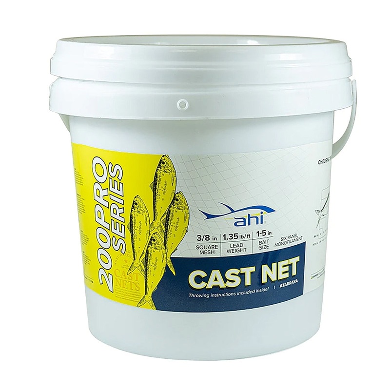 Ahi USA 200 Pro Series 6 Panel Cast NET - Clear 6FT
