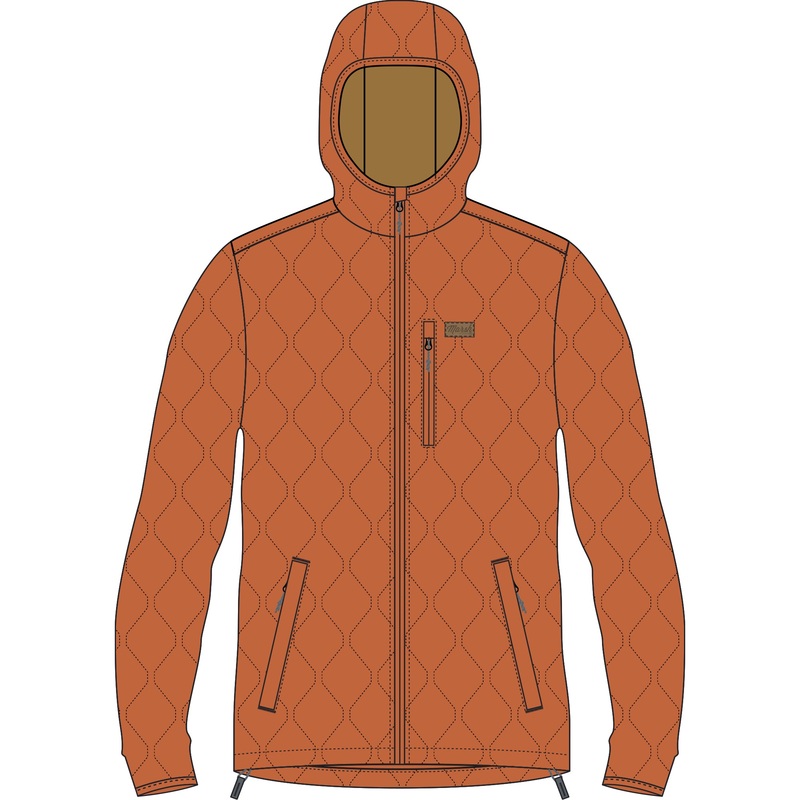 Marsh Wear Barnwell Puff Jacket Apricot Orange Small
