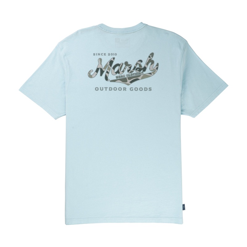 Marsh Wear Base Short Sleeve T-Shirt Chambray Small
