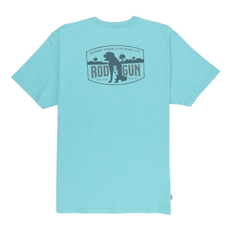 Marsh Wear Dogpatch Short Sleeve T-Shirt Dusty Turquoise Small