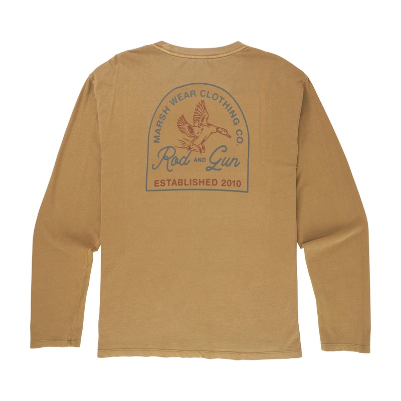 Marsh Wear In Flight Long Sleeve T-Shirt Cumin Small