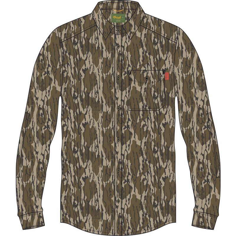 Marsh Wear Lobeco Mossy Oak Long Sleeve OG Bottomland Small