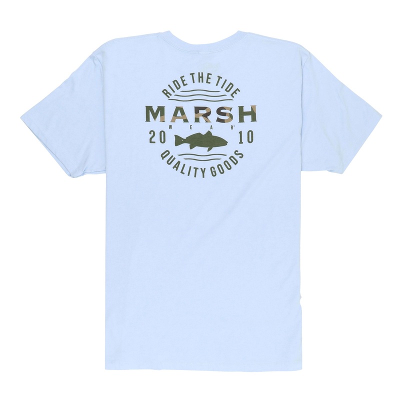 Marsh Wear Low Country Short Sleeve T-Shirt Bluesteel Heather Small