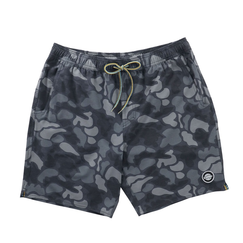 Marsh Wear Mallard Volley Shorts Black Camo Small