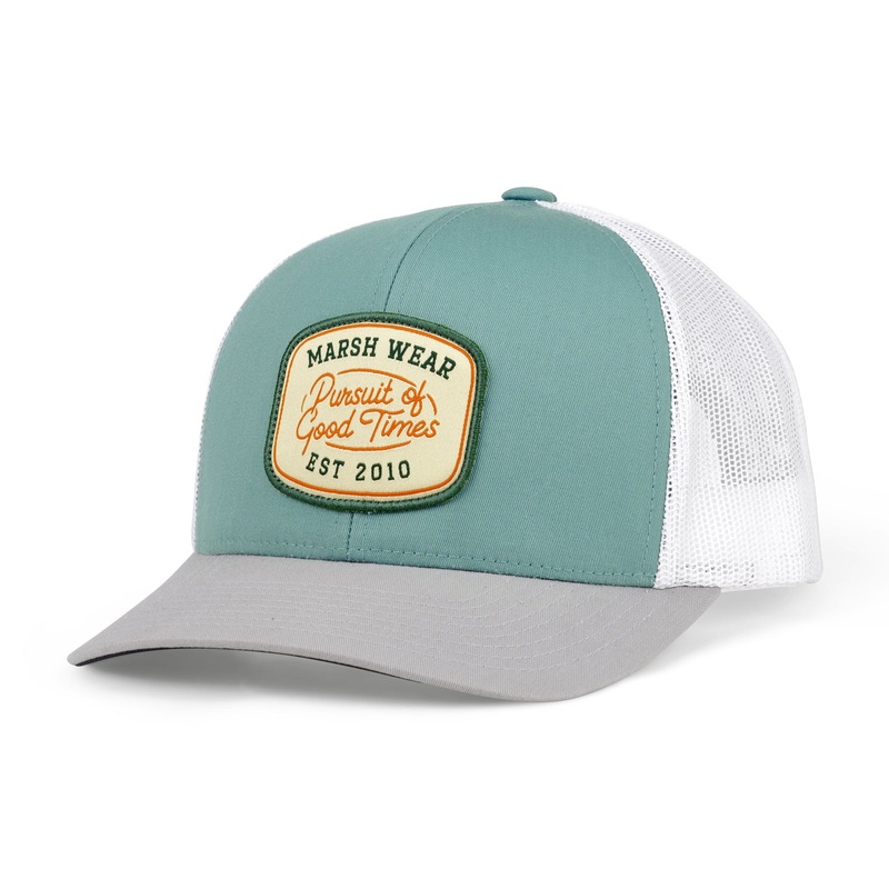 Marsh Wear Pursuit Trucker Hat Gray