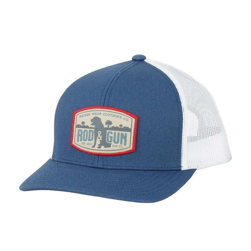 Marsh Wear Rod & Gun Twill Trucker Hat Green Camo