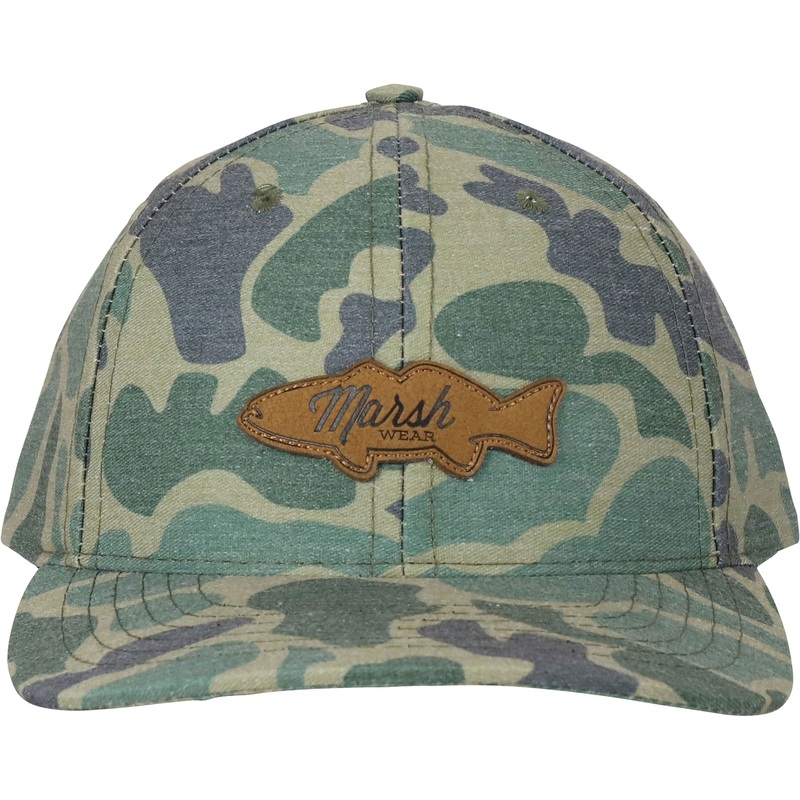 Marsh Wear RR Leather Hat Camo