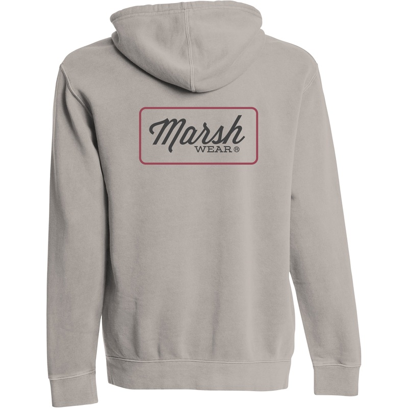 Marsh Wear Script Hoodie Cement Small