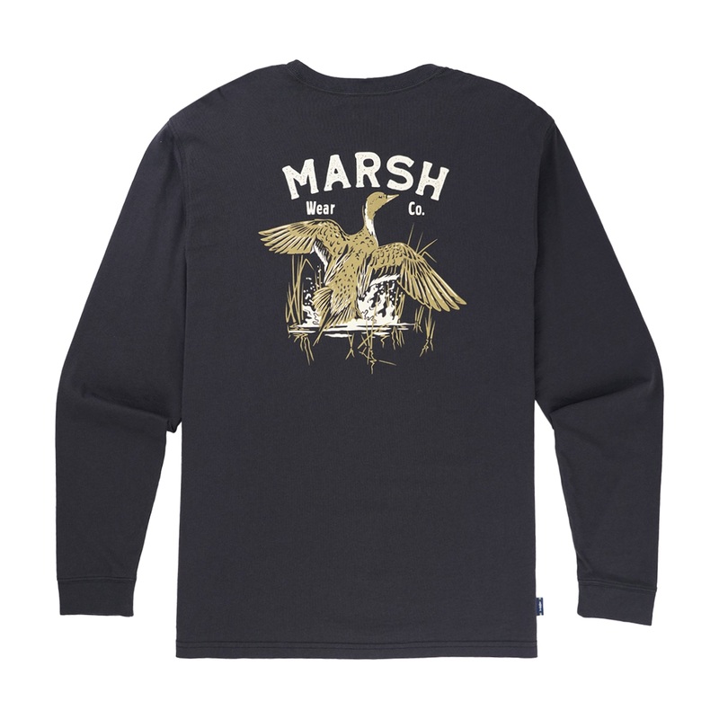 Marsh Wear Skimming Long Sleeve T-Shirt Black Small