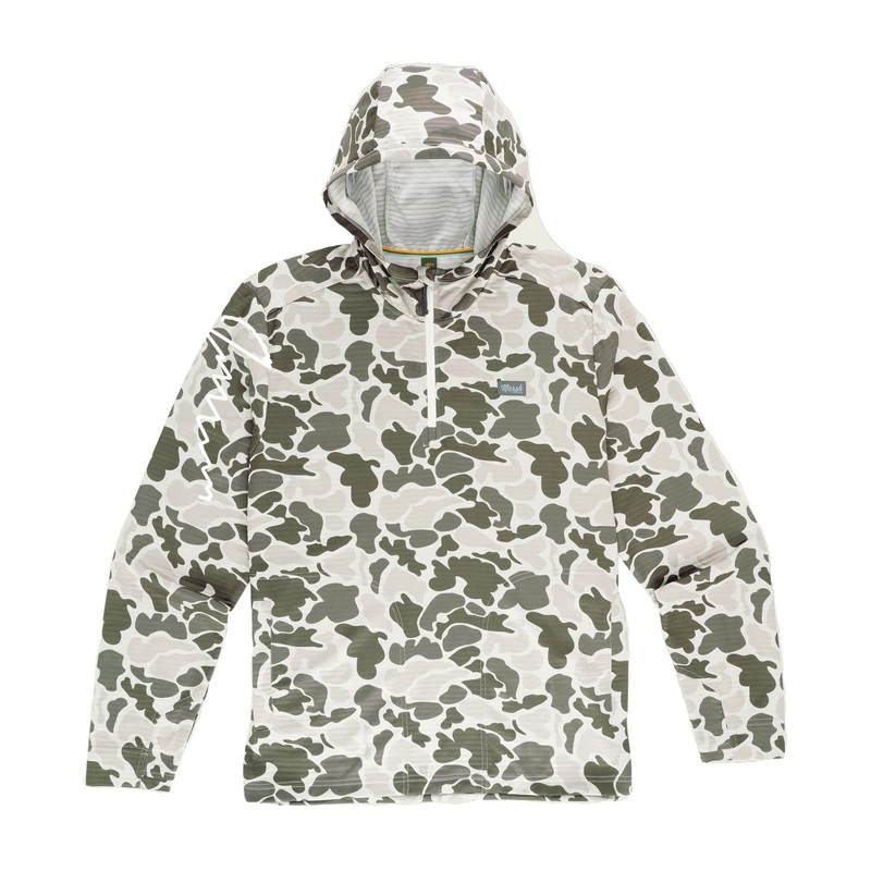 Marsh Wear Sullivan Hagood Hoodie Stone Mallard Camo Small