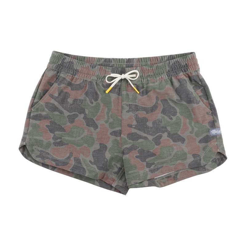 Marsh Wear Women's Fulton Volley Hagood Shorts Rock Copahee Camo XSmall