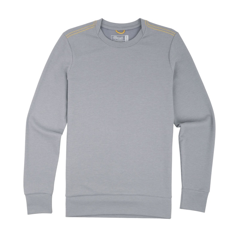 Marsh Wear Women's Tyber Thermal Crew Fossil Heather XSmall