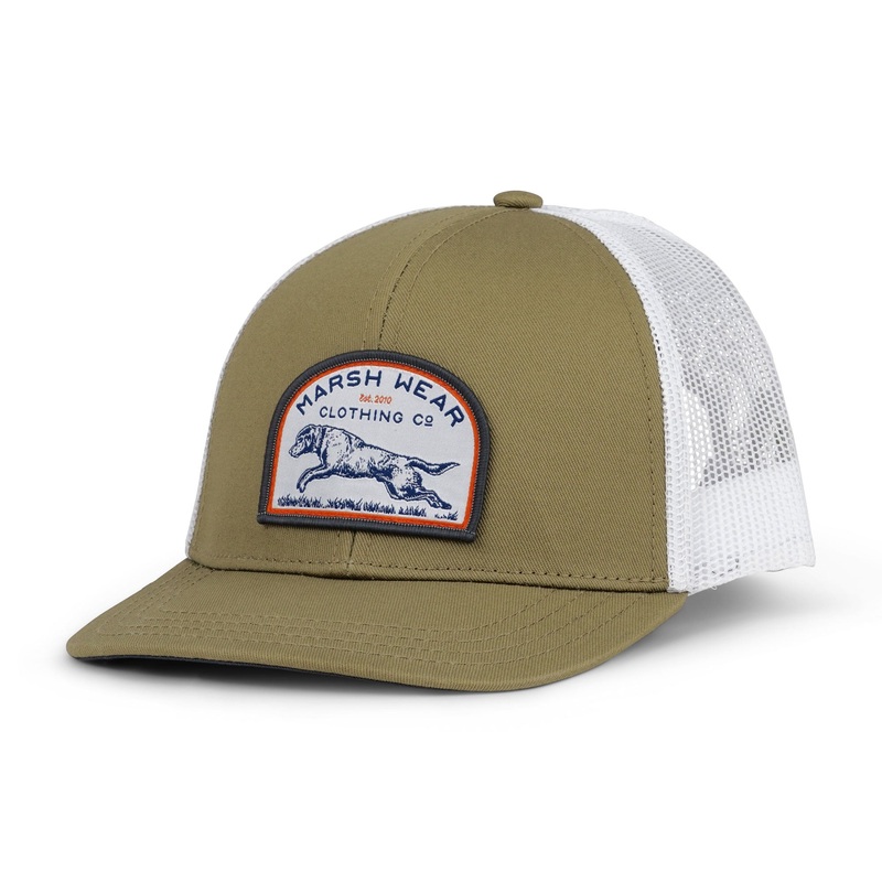 Marsh Wear Youth Retrieve Trucker Hat Khaki