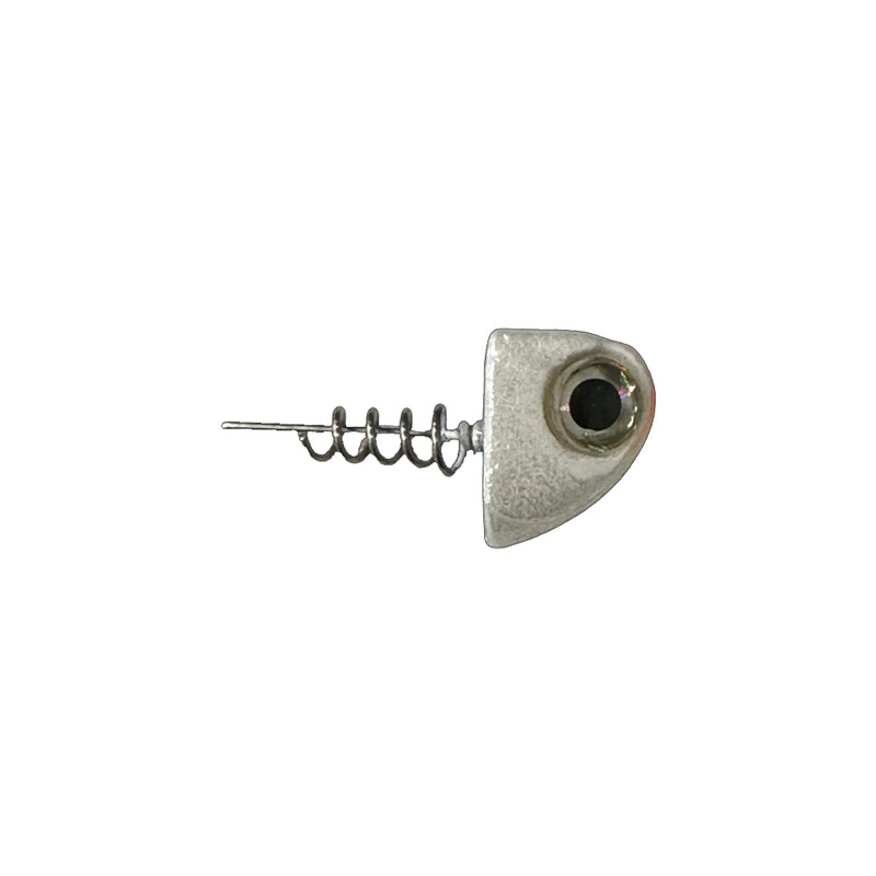 R&R SlideBait Jighead Pearl White with 4/0 mustad Black Nickel Hook 0.5oz 3 Per Pack