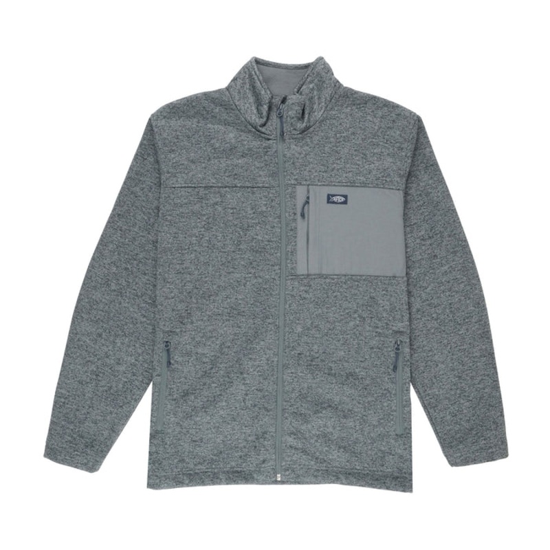 AFTCO Ripcord Softshell Jacket Charcoal Heather Small