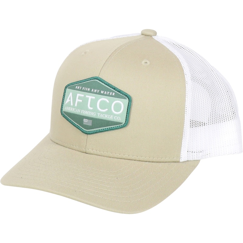AFTCO Transfer Trucker Hat Khaki