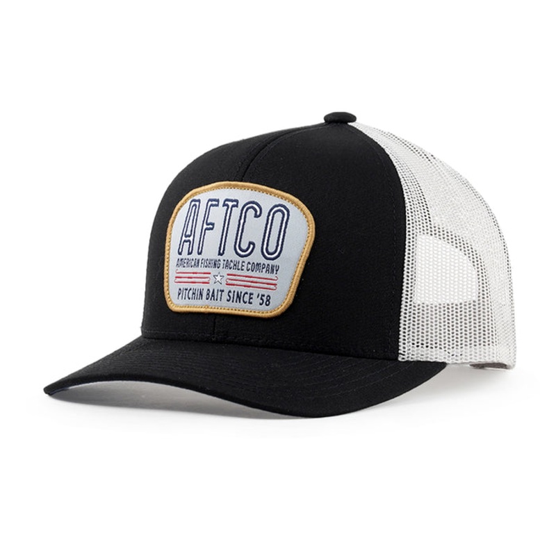 AFTCO Waterborne Trucker Hat Black