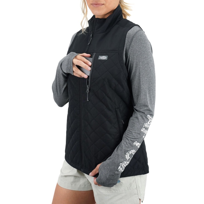 AFTCO Women's Crosswind Vest Black XSmall