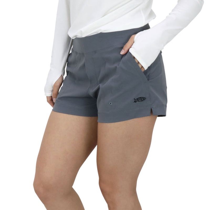 AFTCO Women's Field Shorts Charcoal Large