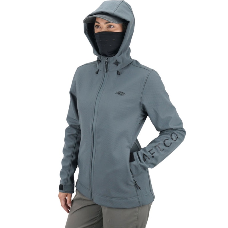 AFTCO Women's Reaper Windproof Jacket Charcoal XSmall