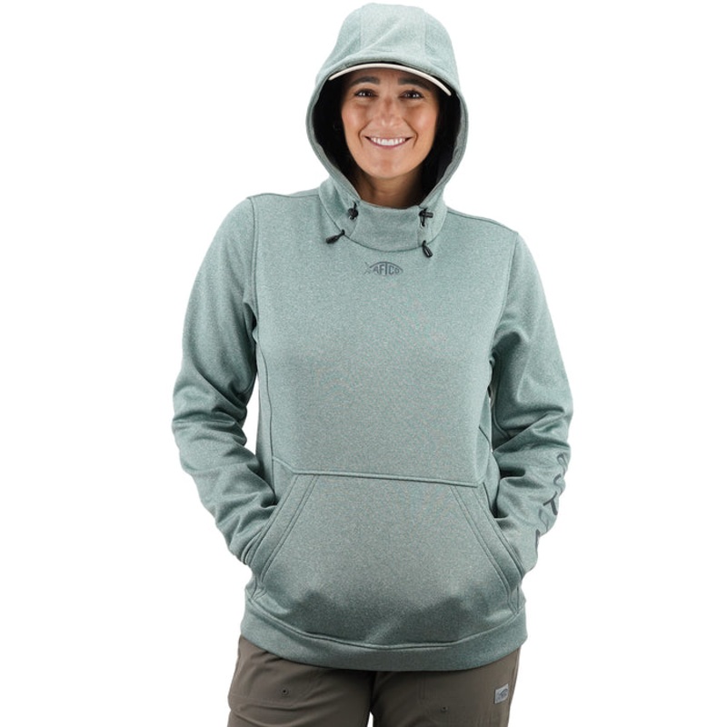 AFTCO Women's Shadow Hoodie Arctic Heather XSmall