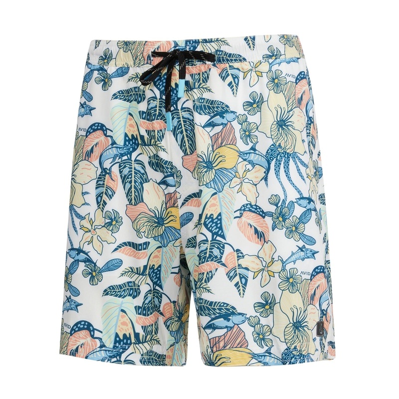 Avid Tortuga Volley Shorts Islamorada White Small