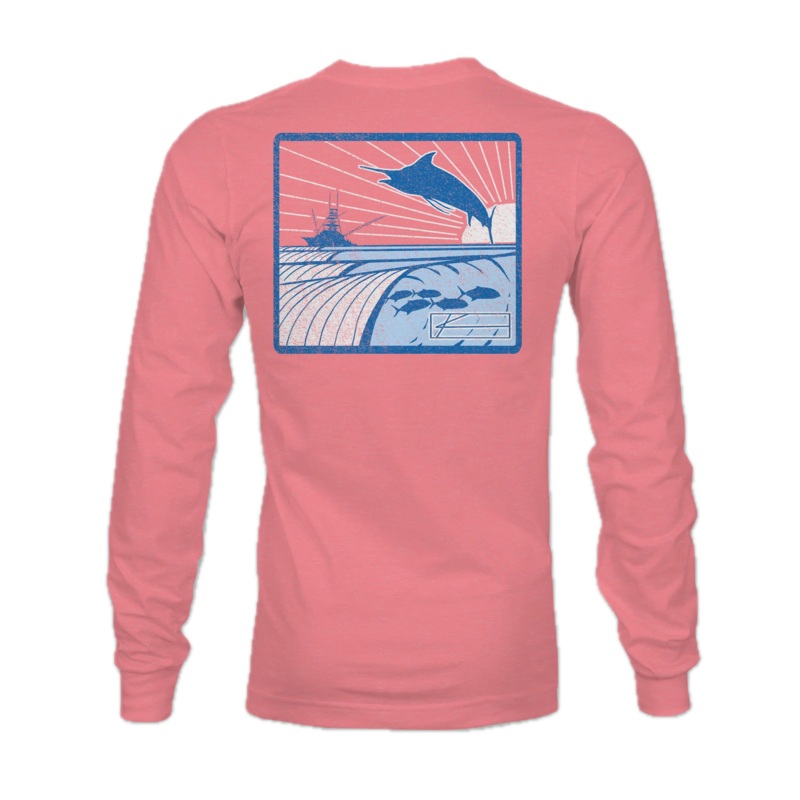 KSCOTT Bills & Barrels Long Sleeve Bubble Gum Small
