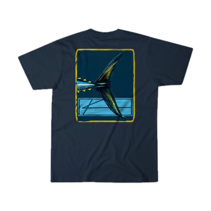 KSCOTT Painted Tuna Short Sleeve Navy Small