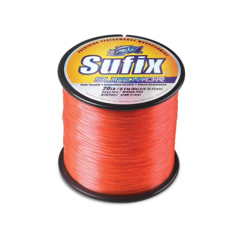 SUFIX Superior Monofilament 1LB Spool Clear 10 LB | 5,970 yards