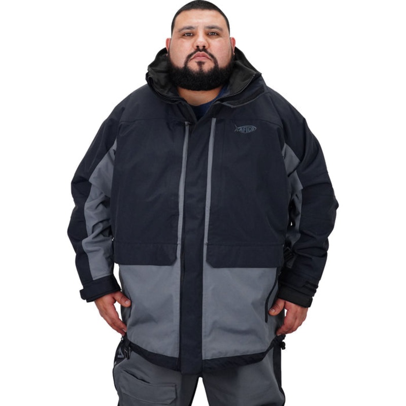 AFTCO Big Guy Hydronaut Heavy Duty Jacket Gun Metal 3XLarge