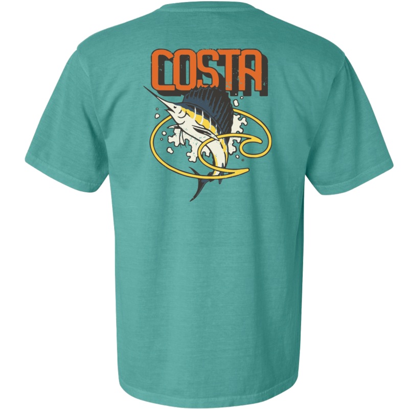 COSTA Jumping Sail Short Sleeve Ice Blue Small