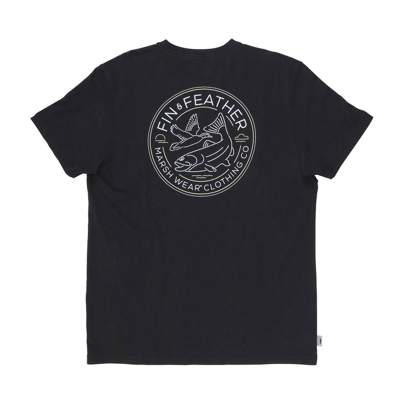 Marsh Wear Riverside Short Sleeve T-Shirt Black Small