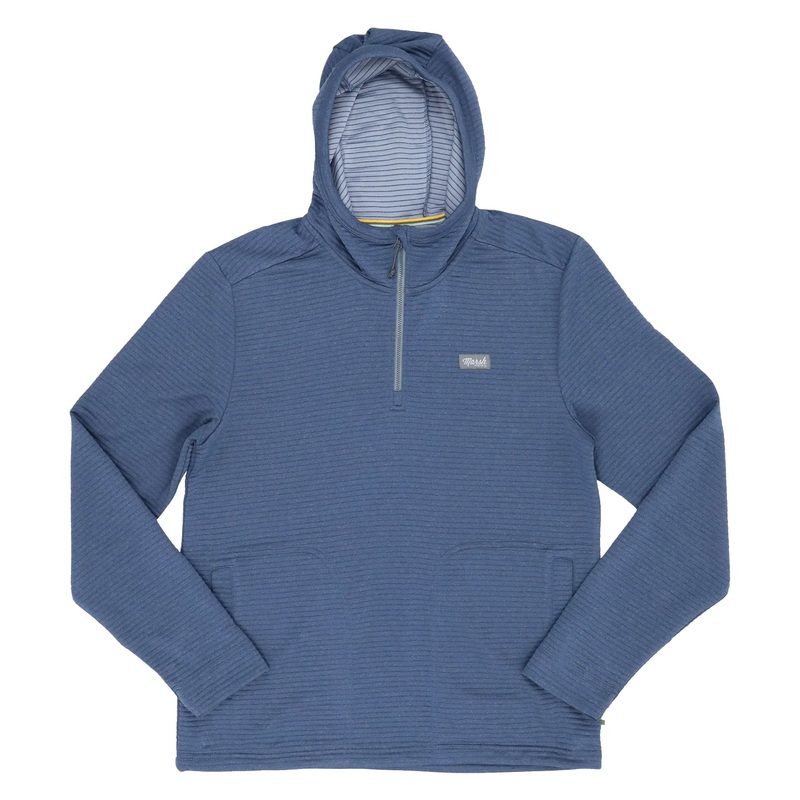 Marsh Wear Youth Sullivan Tech Hoodie Lily Pad Small