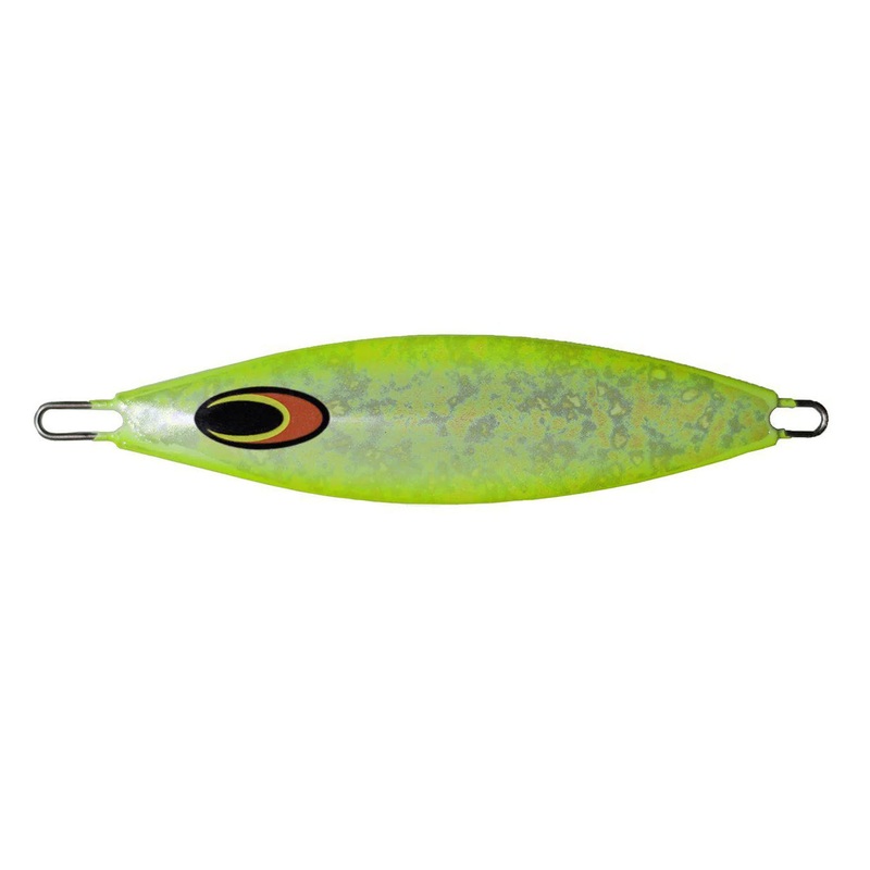 Nomad Buffalo Jig Slow Pitch Jig Chartreuse White Glow 8oz