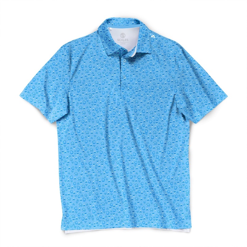 SCALES Jaws Short Sleeve Polo Black Small