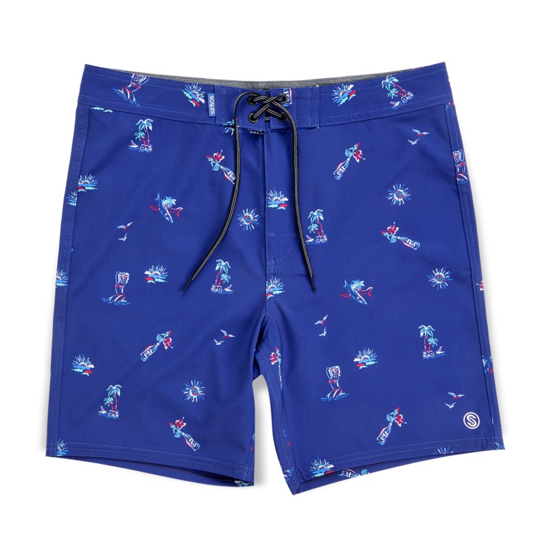 SCALES Surf & Slay Boardshorts Navy W30