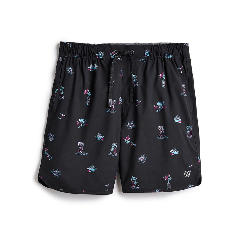 SCALES Surf & Slay Captain Snacks Volleys Black Small