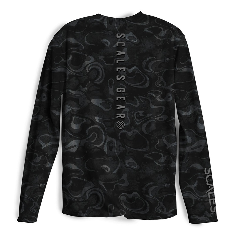 SCALES Topo Long Sleeve Performance Shirt Black Small