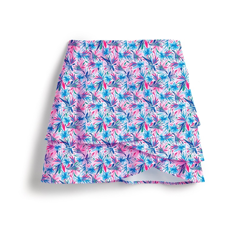 SCALES Wild Flowers Wavy Skort Light Pink XSmall