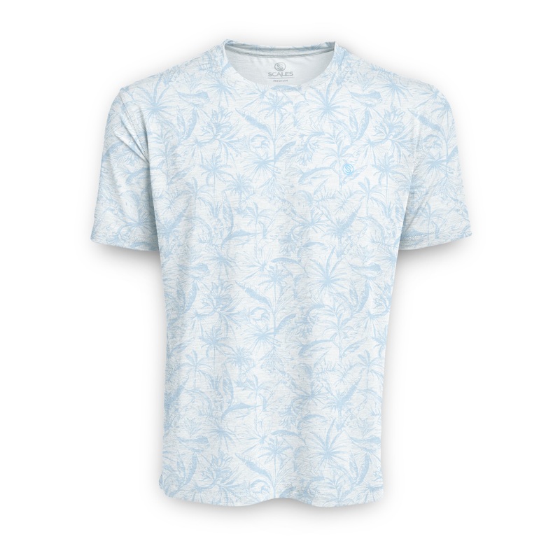 SCLAES Loose Lines Active Performance Short Sleeve Grey Heather Small
