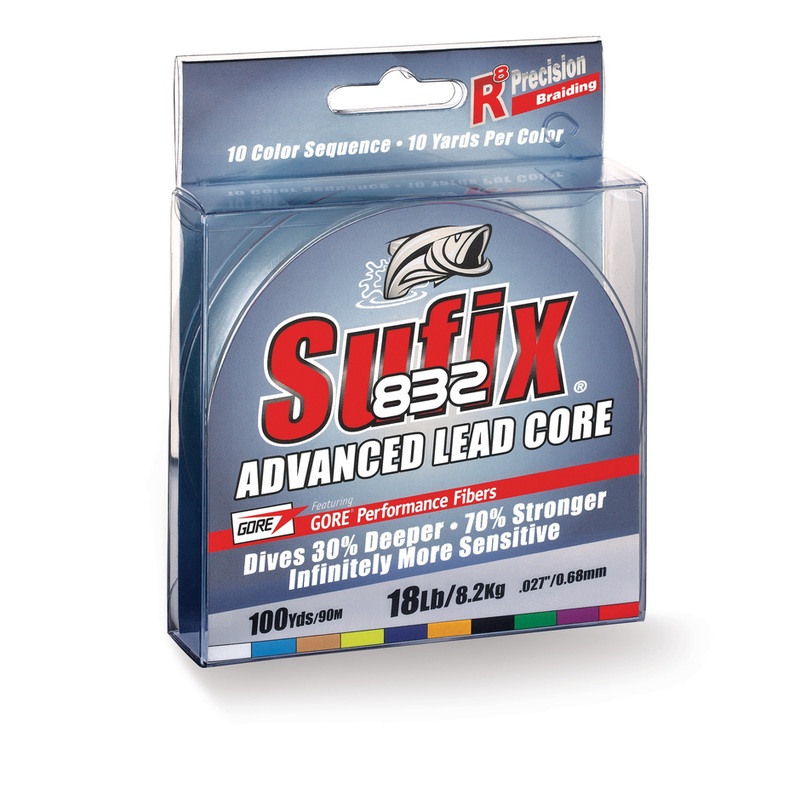 SUFIX 832 Advanced Lead Core Metered - 600 Yards 12#