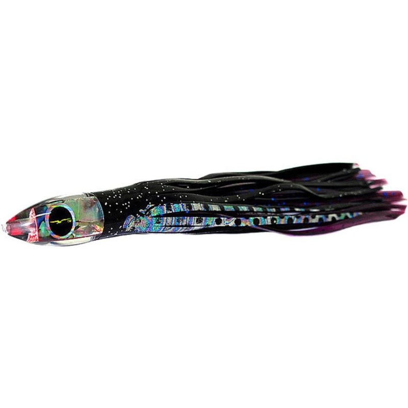 Black Bart Sushi Lures Black Dot/Purple Blue Dot