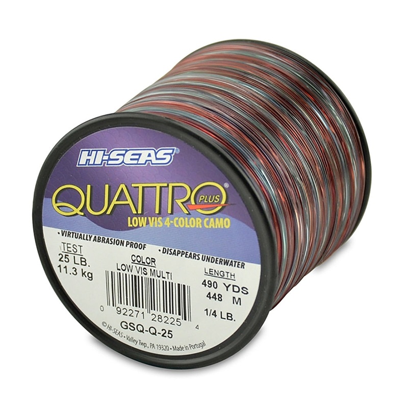 Hi-Seas Quattro Mono - 4-Color Camo 10# 1/4LB