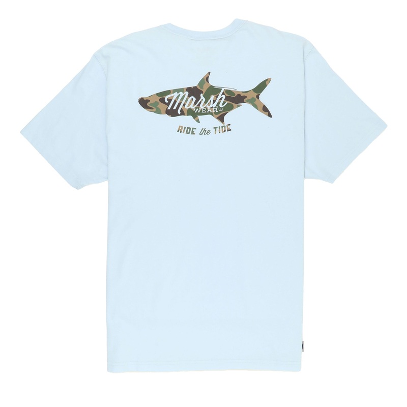 Marsh Wear Predator Short Sleeve T-Shirt Chambray Small