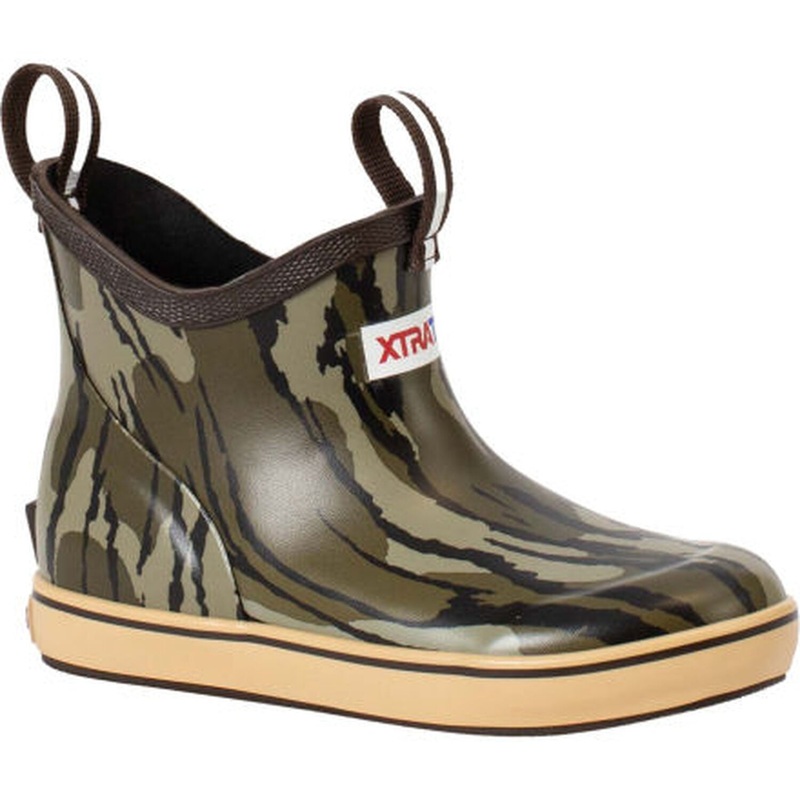 XTRATUF Kids Mossy Oak Bottomland Ankle Deck Boot Mossy Oak Bottom Land 1