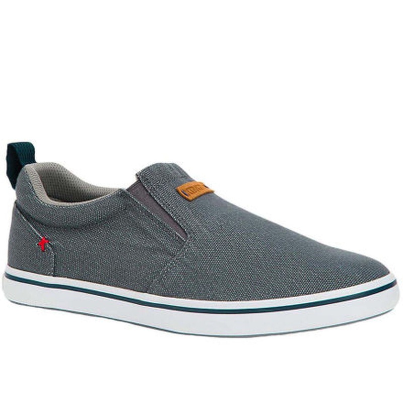 XTRATUF Men's Eco Sharkbyte Deck Shoe Grey 7