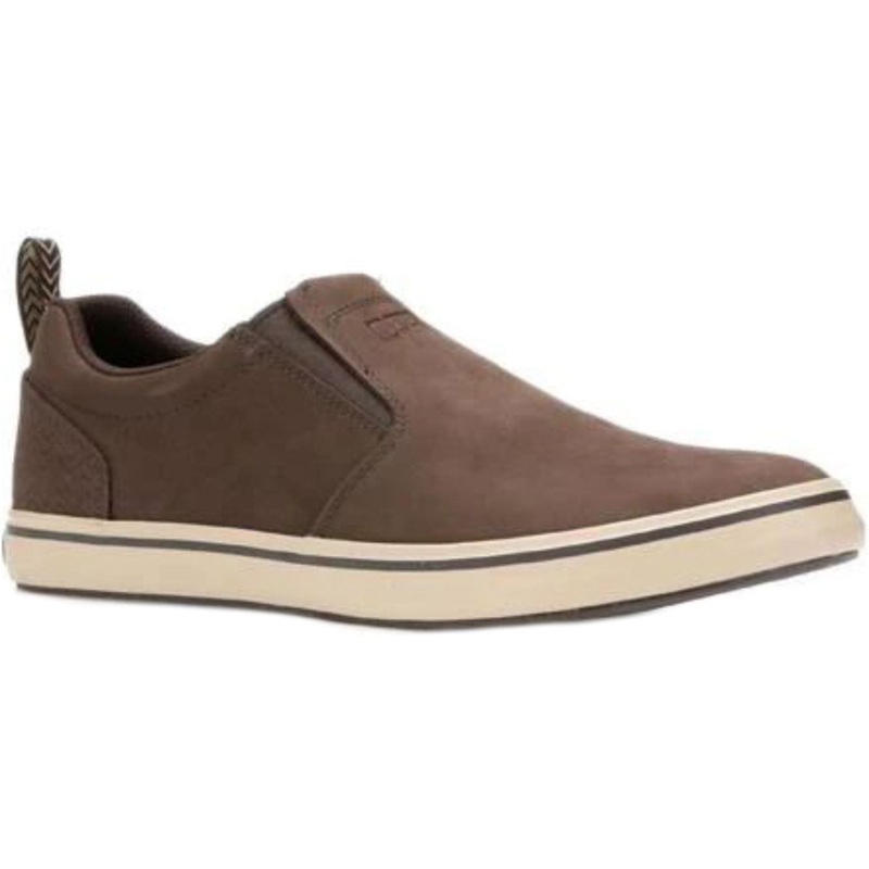 XTRATUF Men's Leather Sharkbyte Deck Shoe Copper/Tan 7